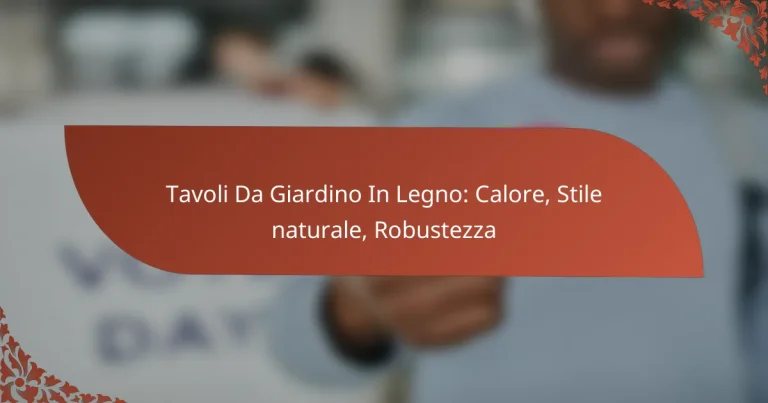Tavoli Da Giardino In Legno: Calore, Stile naturale, Robustezza